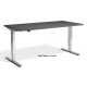 Cromo Dual Motor Chrome Height Adjustable Desk